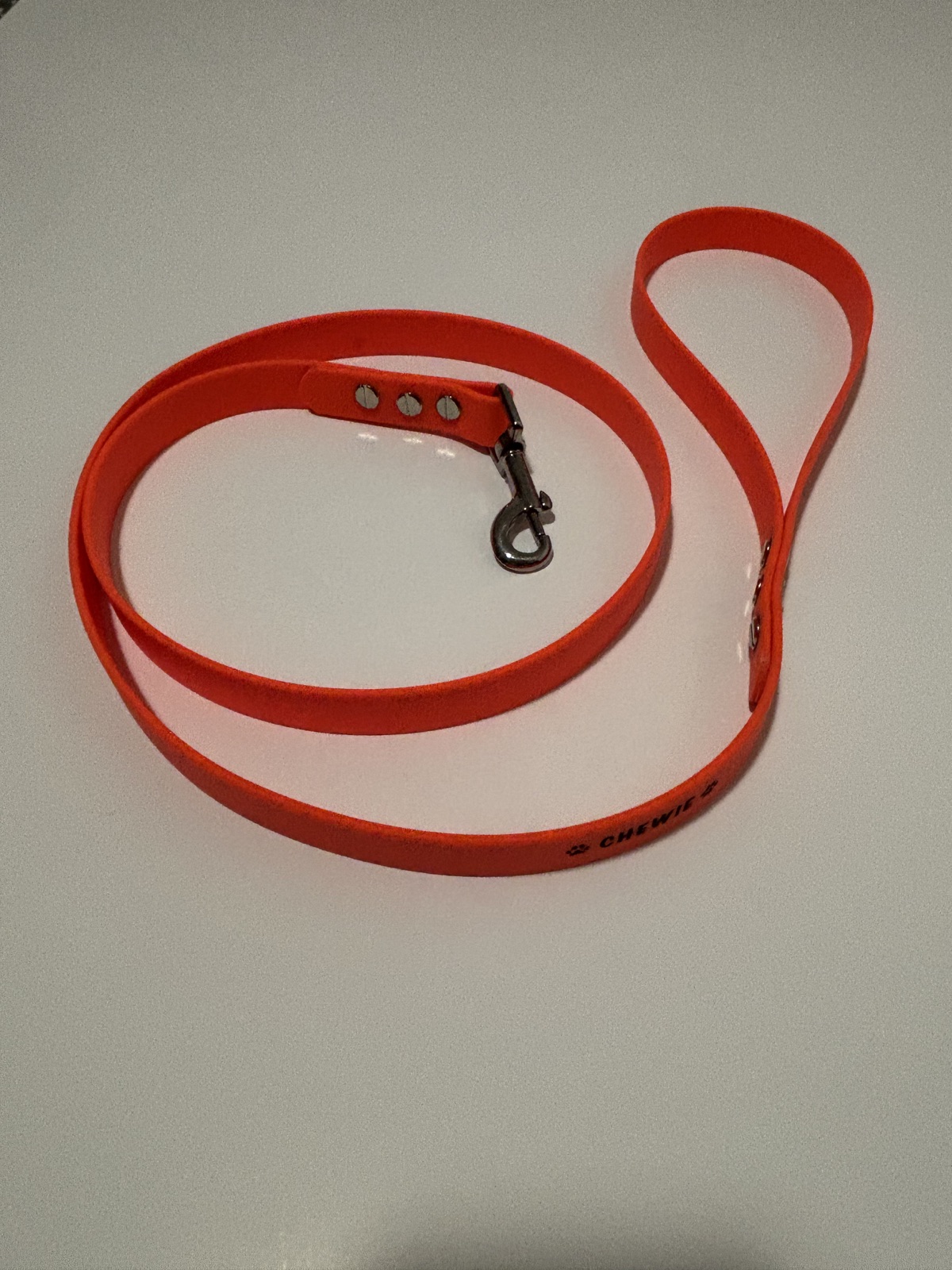 laisse biothane orange